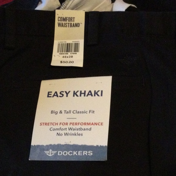 Dockers Men's Big and Tall Easy Khaki Pant - Picture 8 of 9